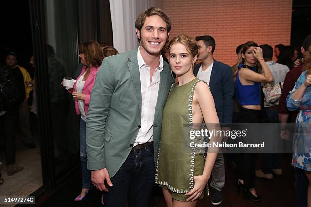 Actors Blake Jenner and Zoey Deutch attend the "Everybody Wants Some" after party during the 2016 SXSW Music, Film + Interactive Festival on March...