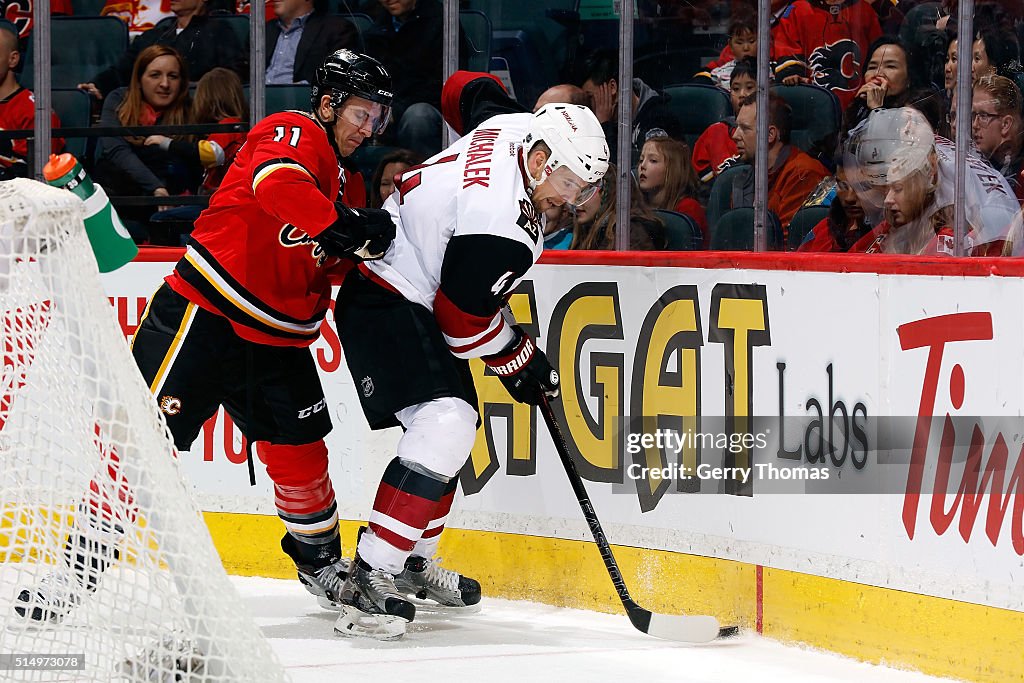 Arizona Coyotes v Calgary Flames