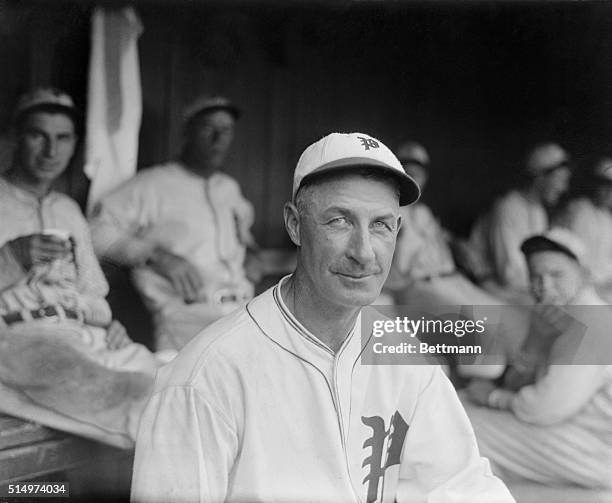 Signs up for another three years with the Phillies...Burt Shotton, manager of the Philadelphia Nationals, better known as the Phillies, is pictured...