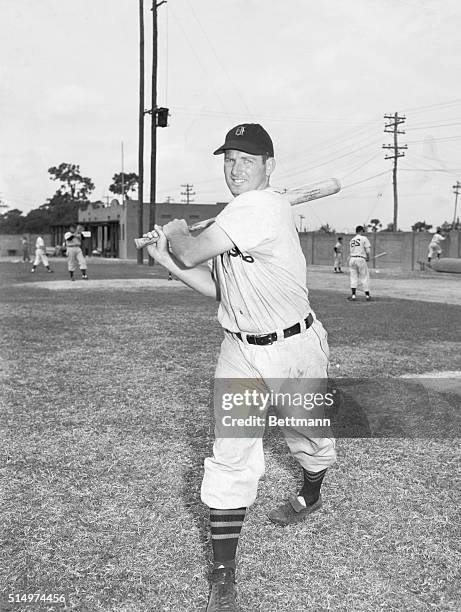 Lakeland, Florida: Detroit Tigers Spring Training 1949, Lakeland, Florida. George Kell, third baseman.