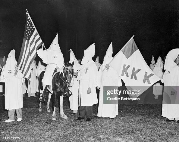 Klu Klux Klan Initiation Ceremony