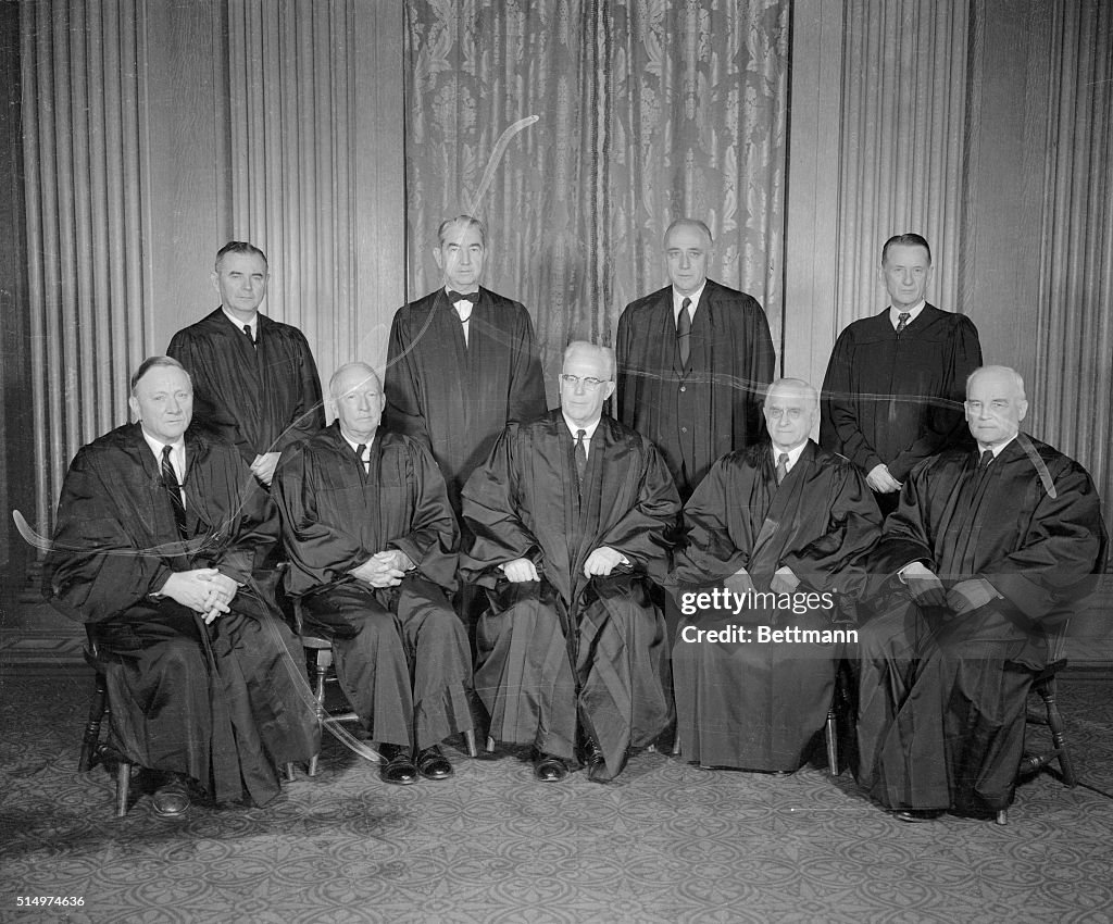 Judge Felix Frankfurter Posing with His Peers