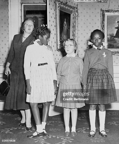 The Hague, Netherlands: Visit With princesses. Princess Beatrix , daughter of Prince Bernhard and Queen Juliana of the Netherlands, attempts to pose...