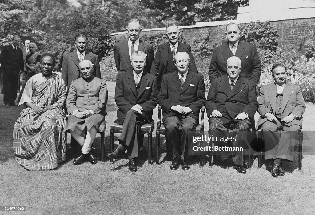 Portrait of Ten Commonwealth Prime Ministers