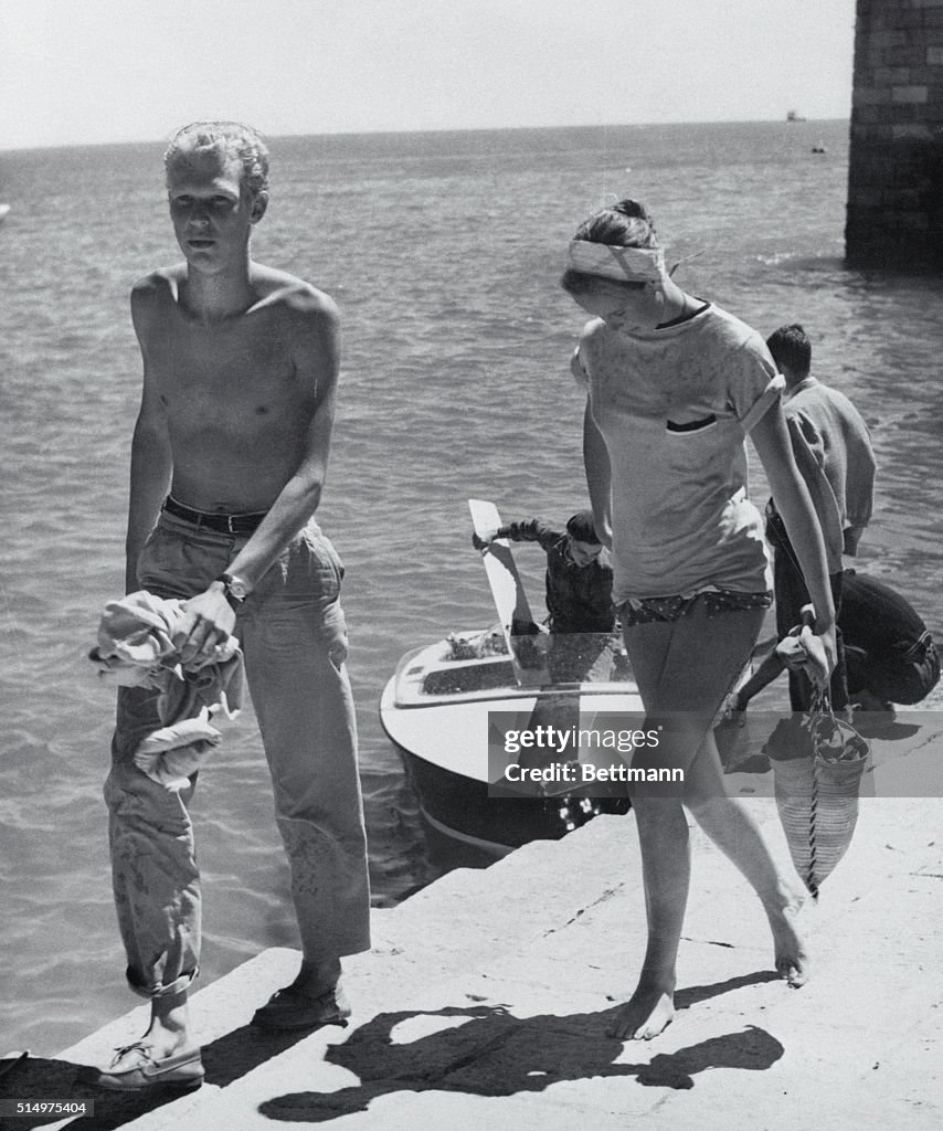 Princess Gabriella and Brother on the Beach