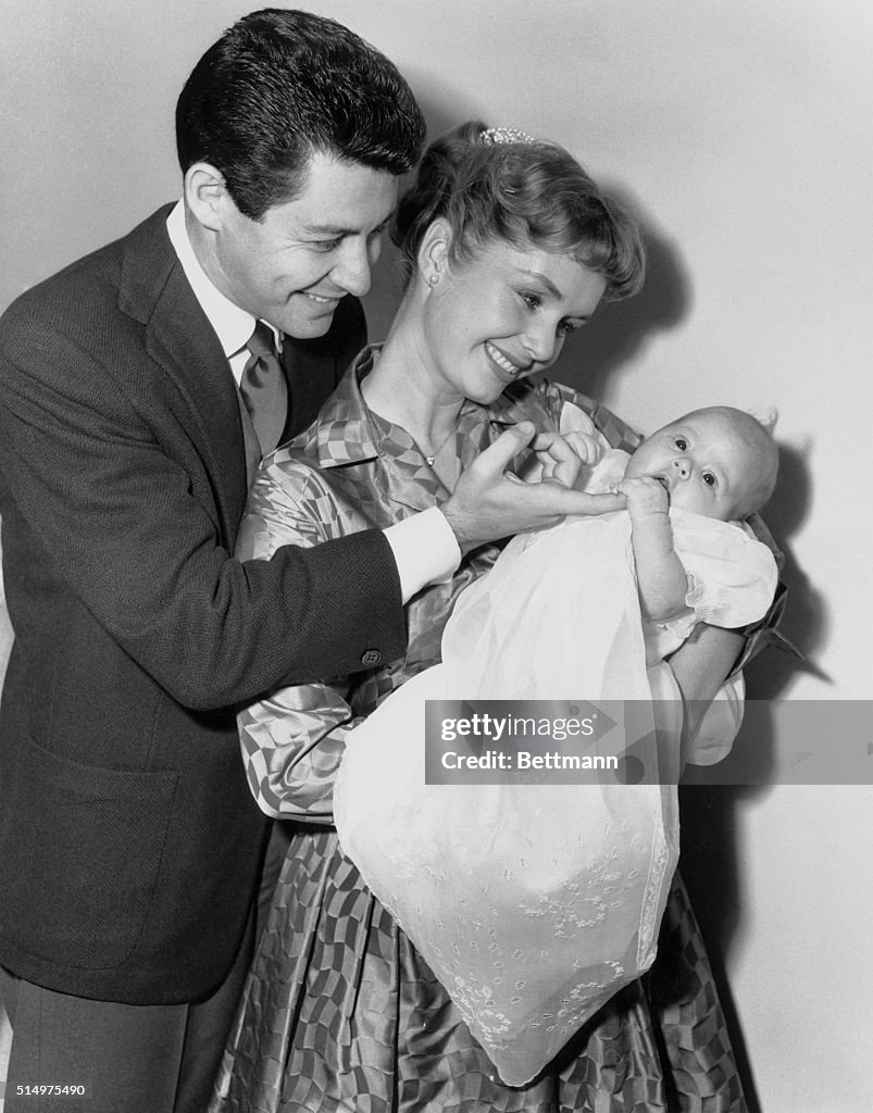 Carrie Fisher with Parents