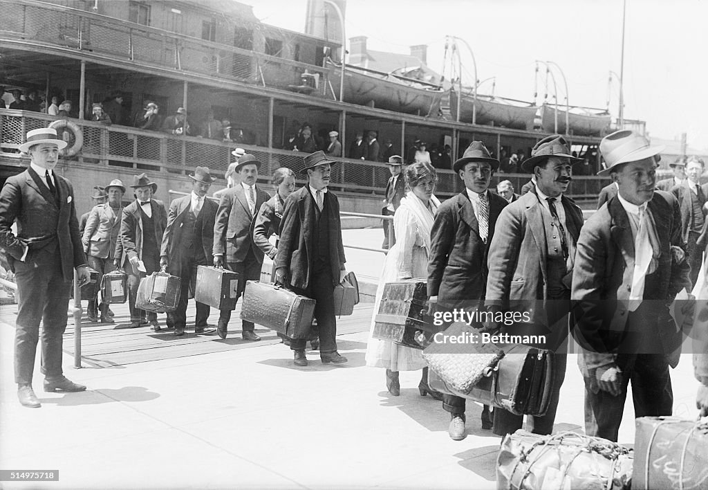 Immigrants Arriving in United States