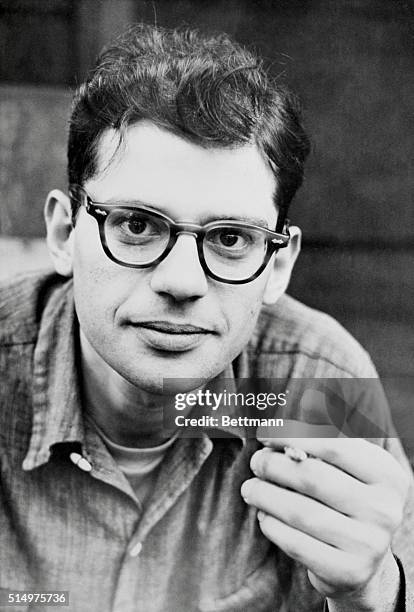 San Francisco, CA: Close-up of author Allan Ginsburg.