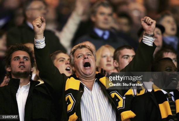 Wolves Chairman Rick Hayward shows his support during The Coca Cola Championship match between Wolverhampton Wanderers and Derby County at Molineux...
