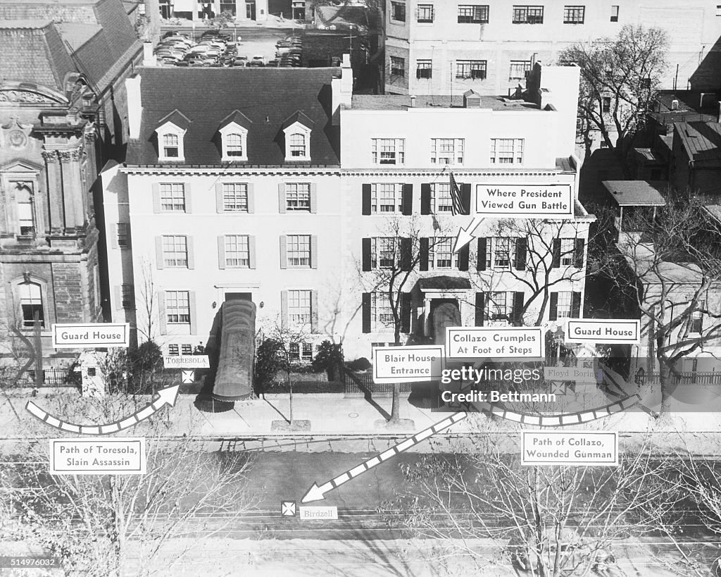 Diagrammatic View of Assassination Attempt