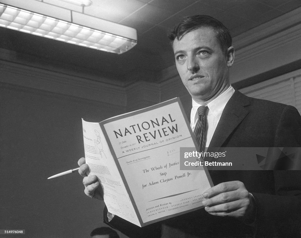 William F. Buckley Holding Book