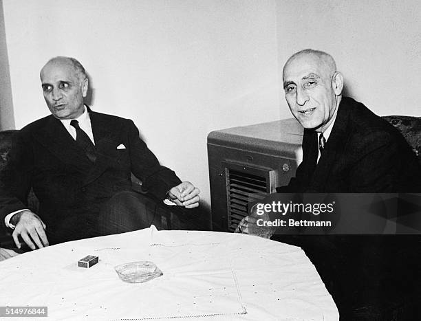 October 4, 1951: United States ambassador Loy Henderson and Premier Mossadegh .