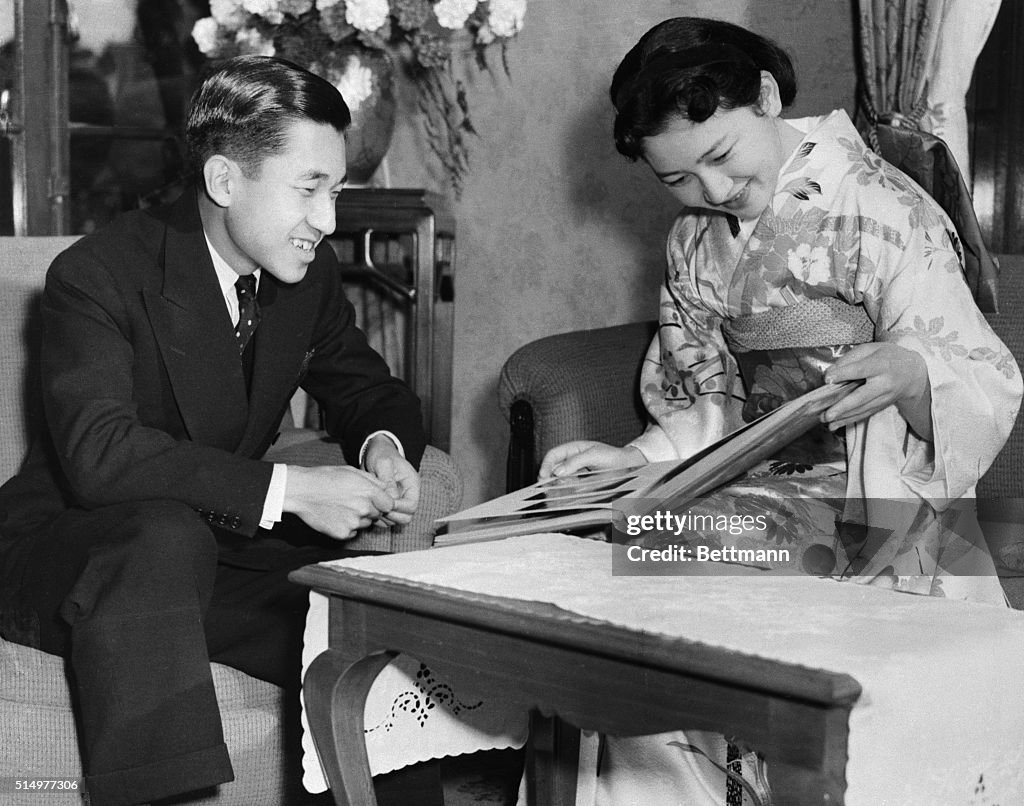 Prince Akihito and His Fiancee