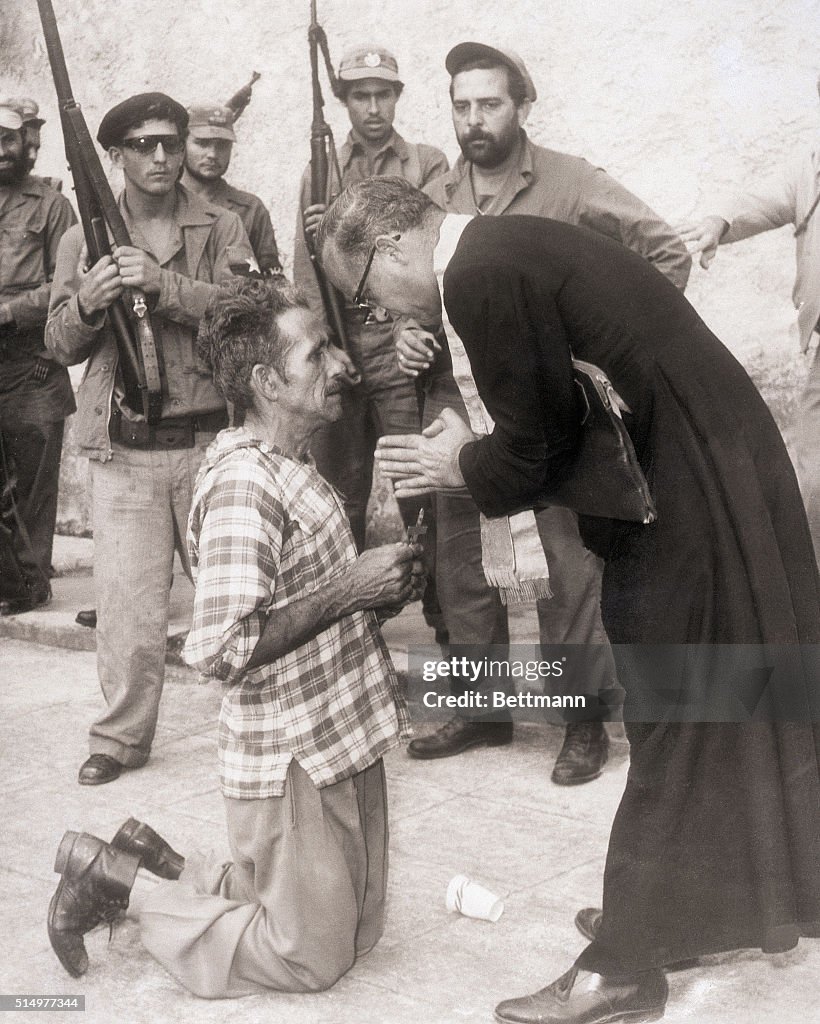 Father Domingo Lorenzo with Man About to be Executed