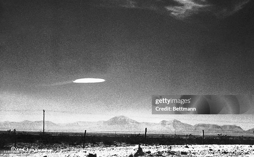 UFO Flying Over New Mexico