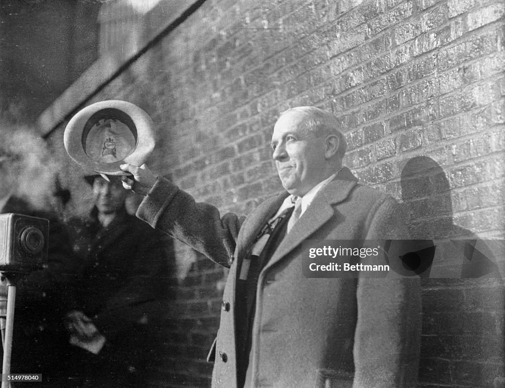 Charles Ponzi Leaving A Charleston Prison