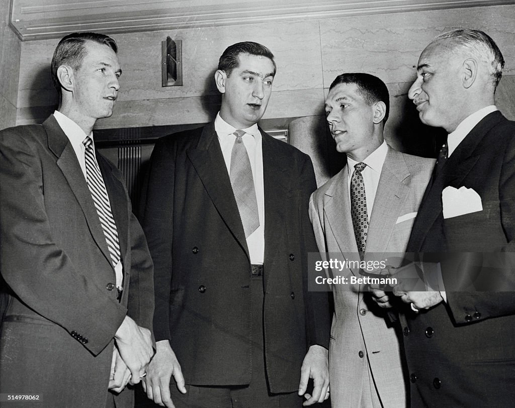 College Basketball Players with Attorney