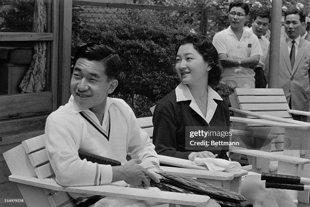 Akihito and Wife at Tennis Club