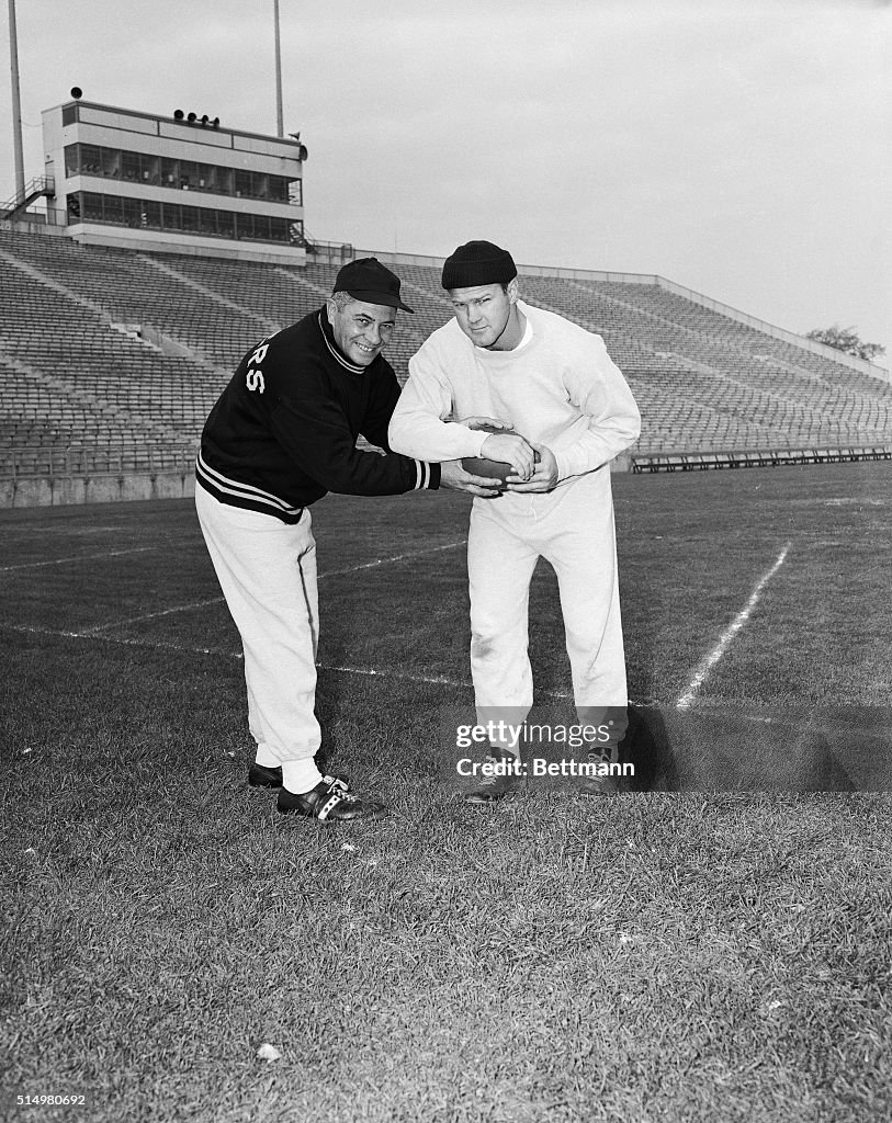 Coach Vince Lombardi and Player LeMAr McHan