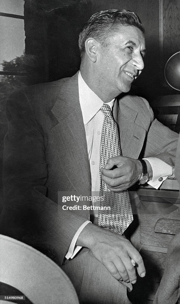 Meyer Lansky Sitting in Chair