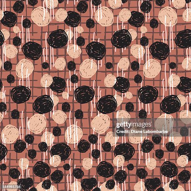 abstract dots and lines striped background pattern - seamless crosshatch pattern stock illustrations