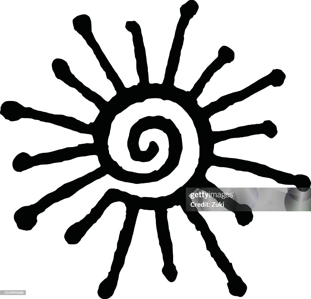 Tribal sun