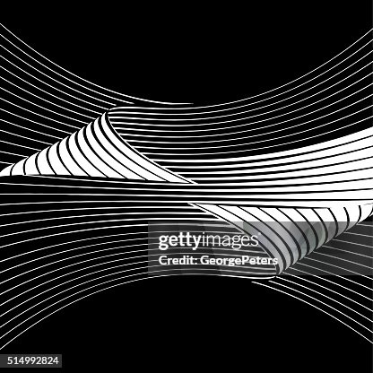 Concave striped halftone pattern Concave striped halftone pattern