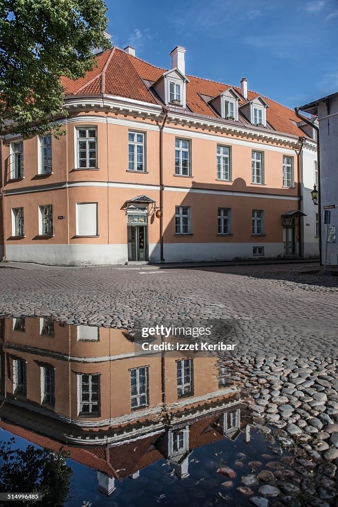 Tallinn, reflections after a rain