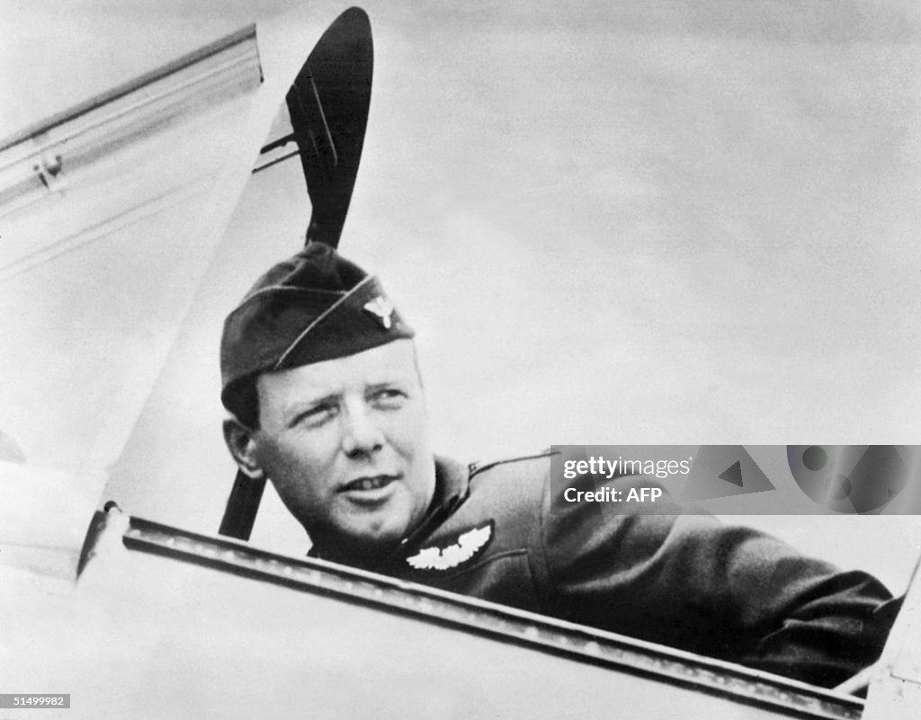 Undated portrait of Charles Lindbergh, dressed in