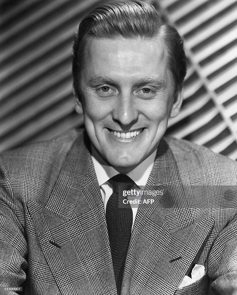 Undated portrait of film actor Kirk Douglas.  Doug