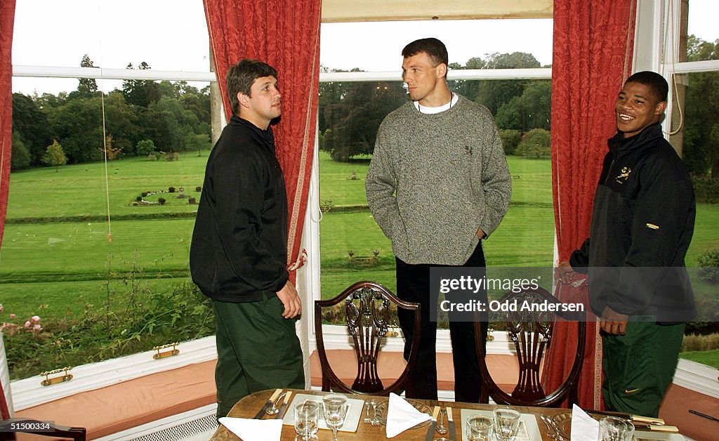 Old Rugby Player Rsa South African national rugby team players from left: Anton Leonard ...