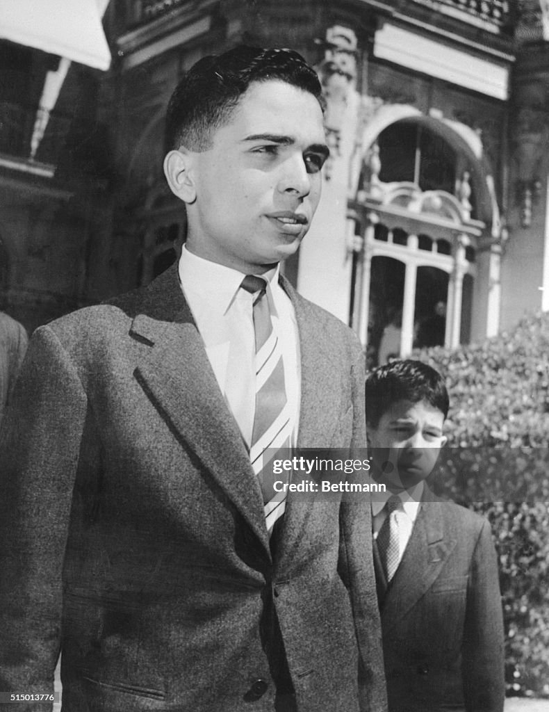 King Hussein of Jordan with his Brother Hassan