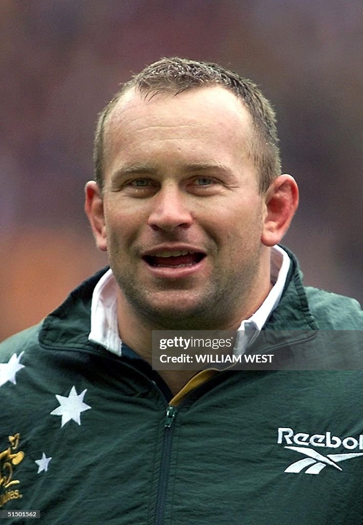 Moore Rugby Portrait of Australian prop Rod Moore taken before the Rugby World ...