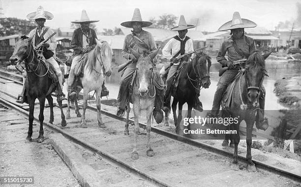 Mexican Revolutionaries at Tampico, Mexico