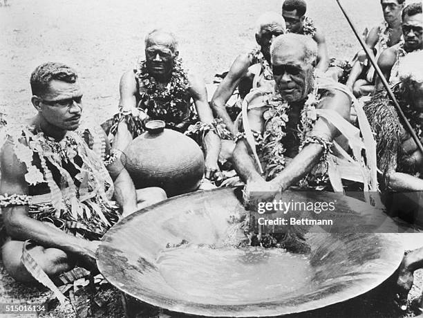 Tonga: Tonga Toast. The royal kava ceremony on the island of Tonga in the South Seas - an ancient ceremony establishing the royalty of chiefs - is...