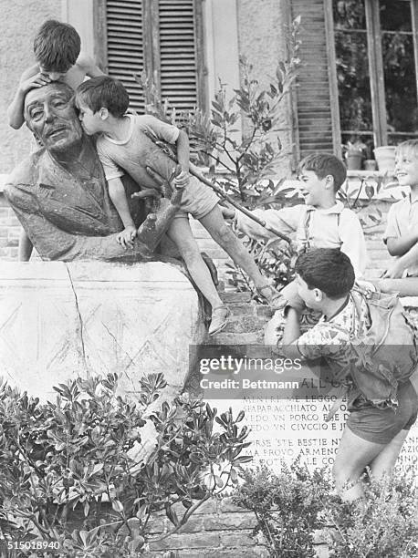 Rome, Italy: Children At Play In Rome's Ancient Quarter--These scenes were made in Rome's ancient quarter, across the Tiber River in a section called...