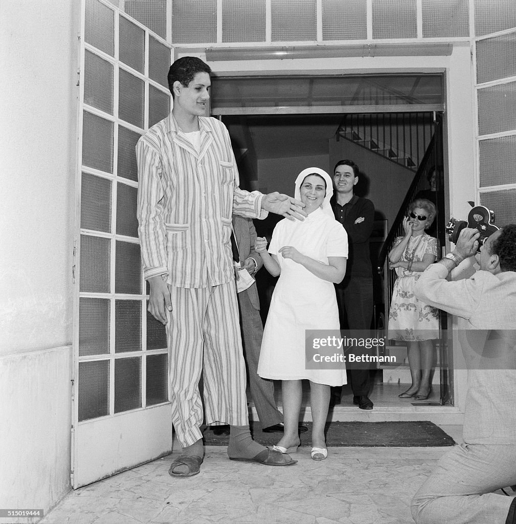 Probably the tallest man on earth, eighteenyearold Suleiman Ali