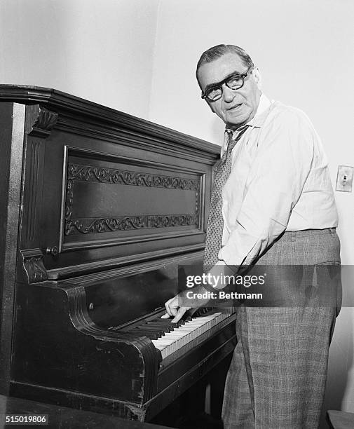 Keyboard of Memories. New York: Scratches, cigarette burns and yellow ivory all make up a keyboard of memories for Irving Berlin. The 74-year-old,...