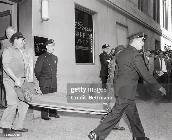 Police Removing Body of Albert Anastasia