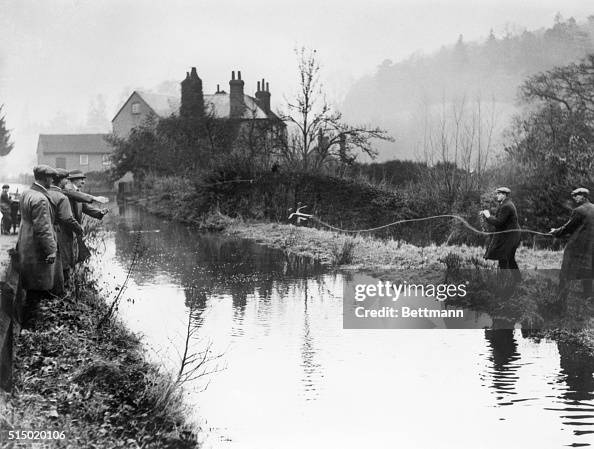 Police Search Pond For Agatha Christie's Car Police Search Pond For Agatha Christie's Car
