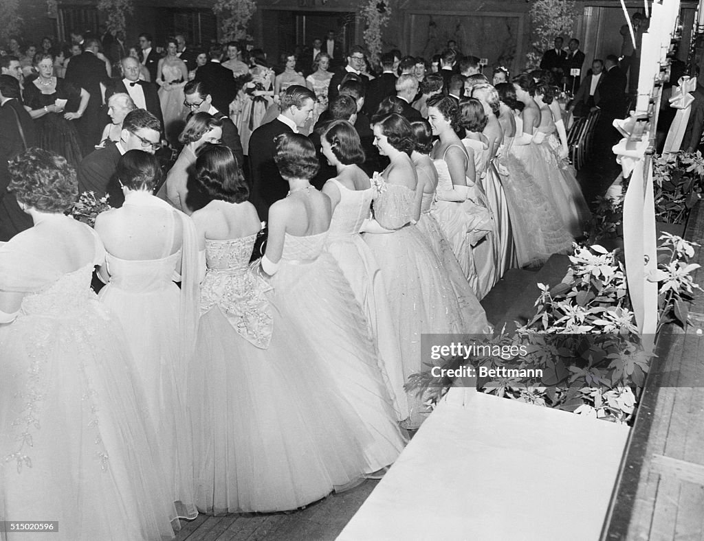 Greeting Line at Debutante Cotillion and Christmas Ball