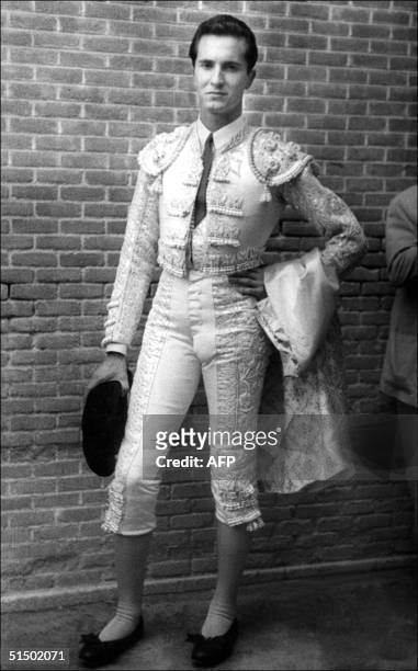 Unlocated picture dated 23 November 1955 of a bullfighter and movie actor Luis Miguel Dominguin.