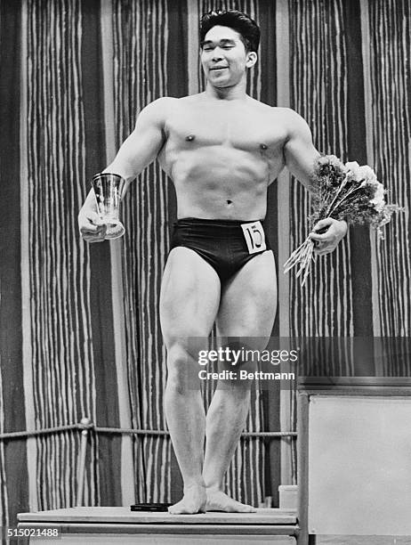 Munich, West Germany: "Mr. Universe" was chosen last night after the World Weightlifting Championship was over, in the Bavarian capital. He is Tommy...