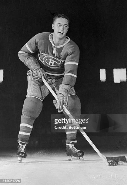 Jean Beliveau of the Montreal Canadiens.