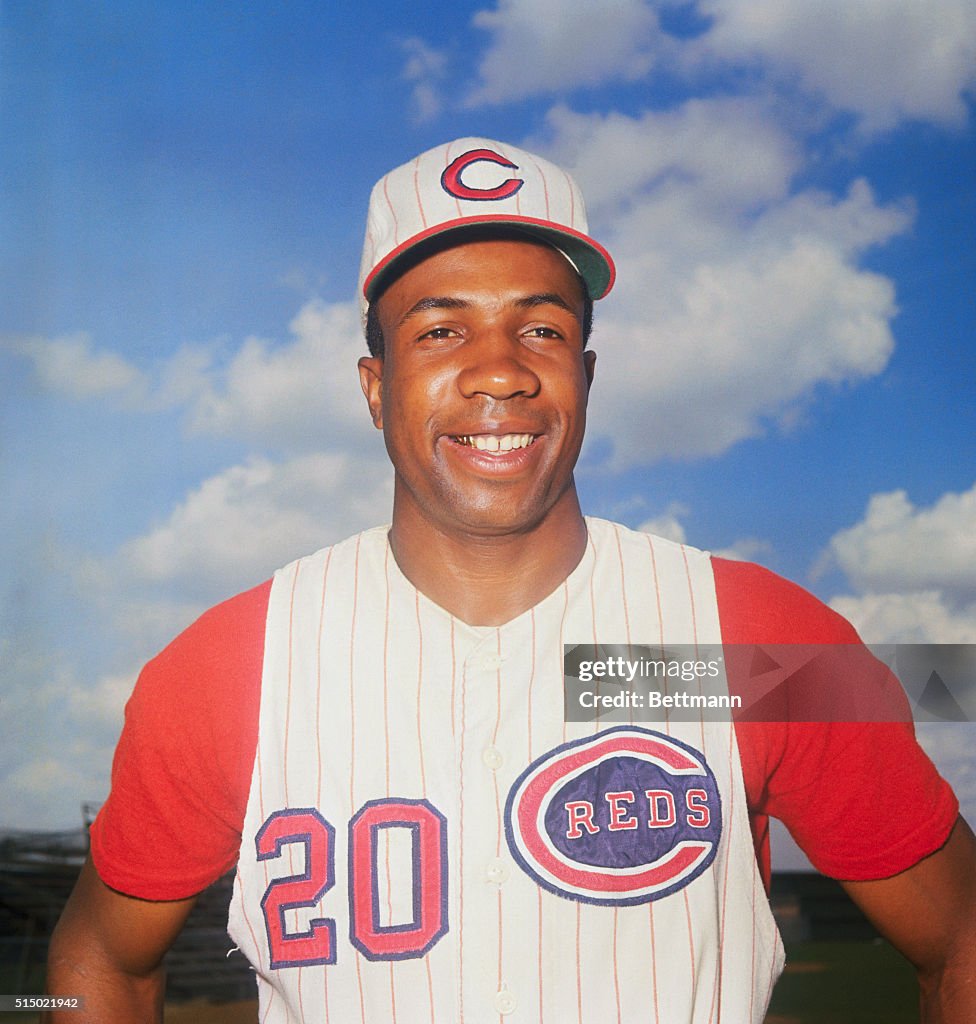 Reds' Frank Robinson Smiling for Camera