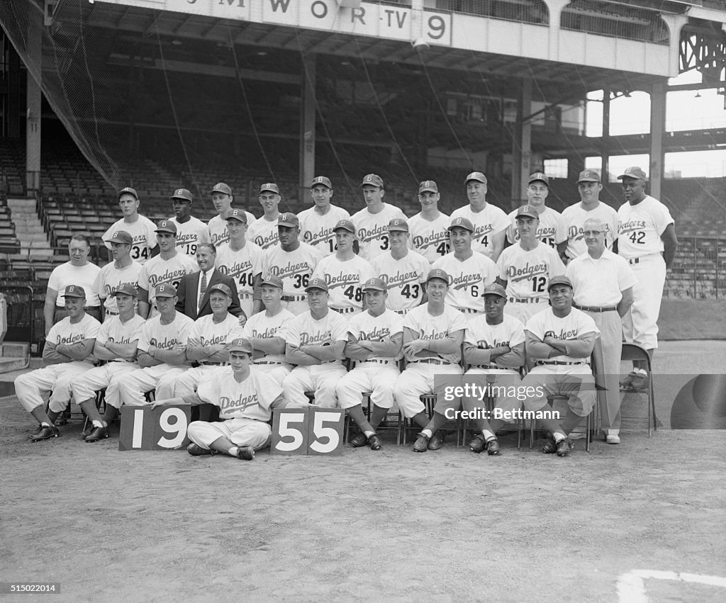 Team Portrait of the Brooklyn Dodgers