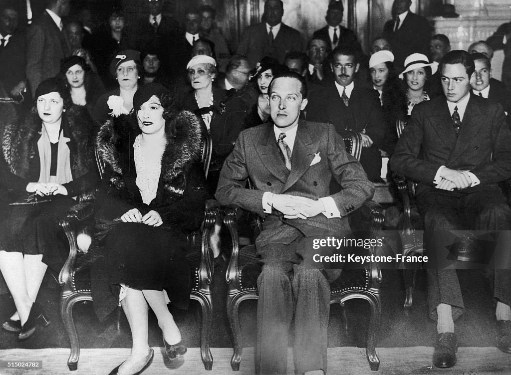 Mariage d'Alphonse de Bourbon, prince des Asturies, en 1933
