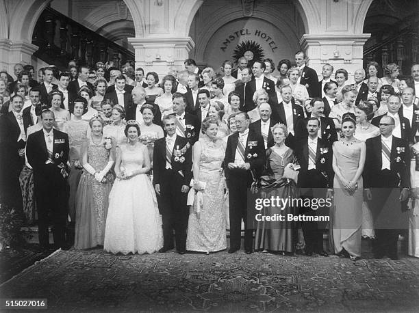 Royal Gathering. Amsterdam: The biggest mass gathering of royalty in recent years convenes to help the Netherlands' Queen Juliana and Prince Bernhard...