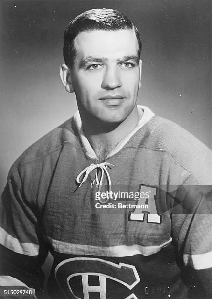 During the 1960-61 season, Bernie Geoffrion, who predominately plays right wing for the Montreal Canadiens, became the second player in NHL history...