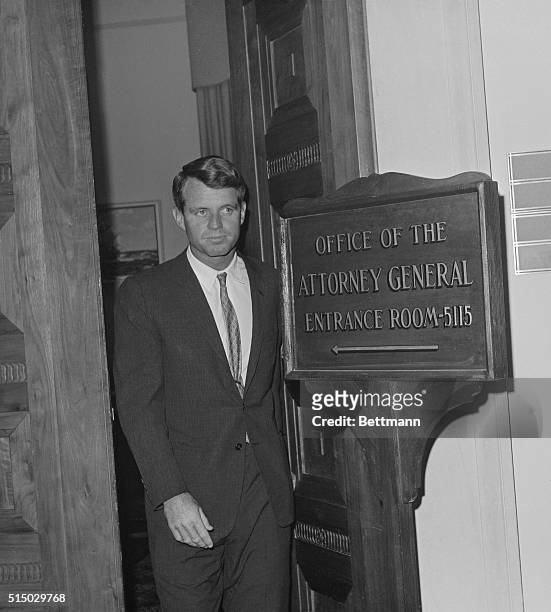 Robert Kennedy, brother of John F. Kennedy, attorney general and U.S. Senator.